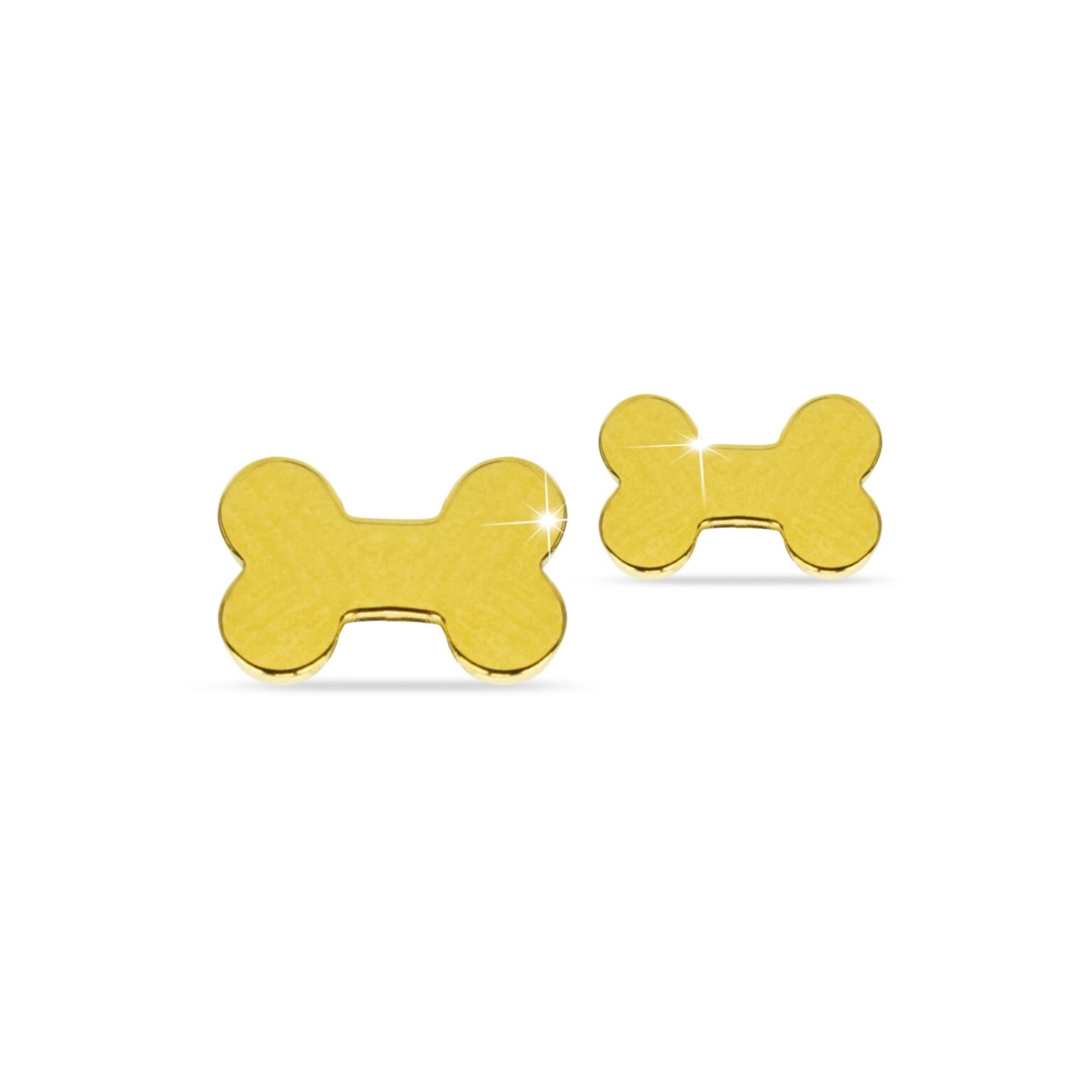 Orecchini a perno in oro 14 K, ipoallergenici, per piercing