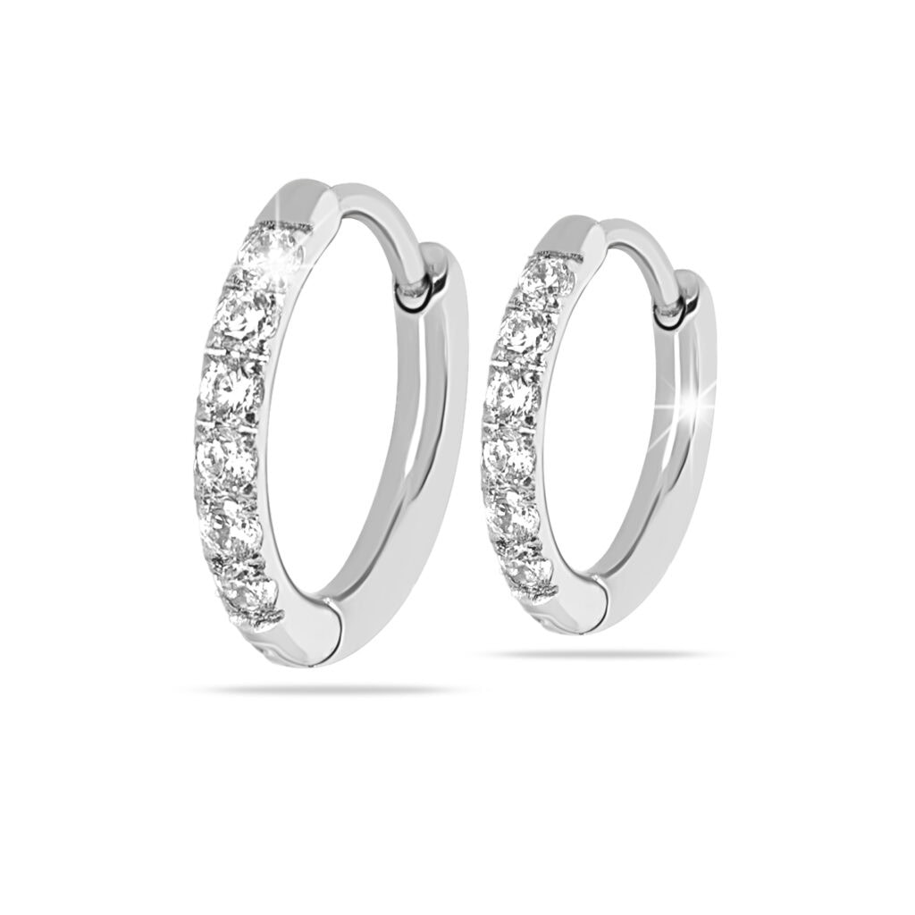 Qings Orecchini Cerchio Procione Per Donna, Argento Sterling 925 Piccoli Orecchino Cerchi Procioni, Carini Animal Ipoallergenici Hoop Huggie, Bellissimi Gioielli Regalo Di Compleanno Per Ragazza - Foto 5