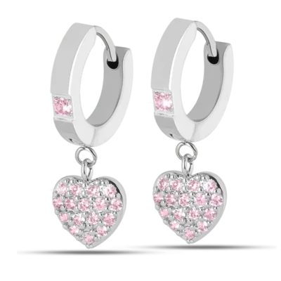 478 - Cerchio con cuore pendente