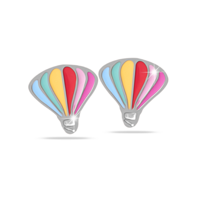 Orecchini anallergici Mongolfiera color