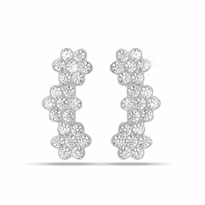 orecchini anallergici tris di fiori