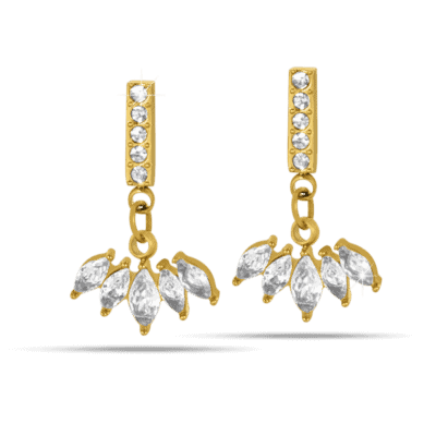 517 pendente oro con ventaglio zirc