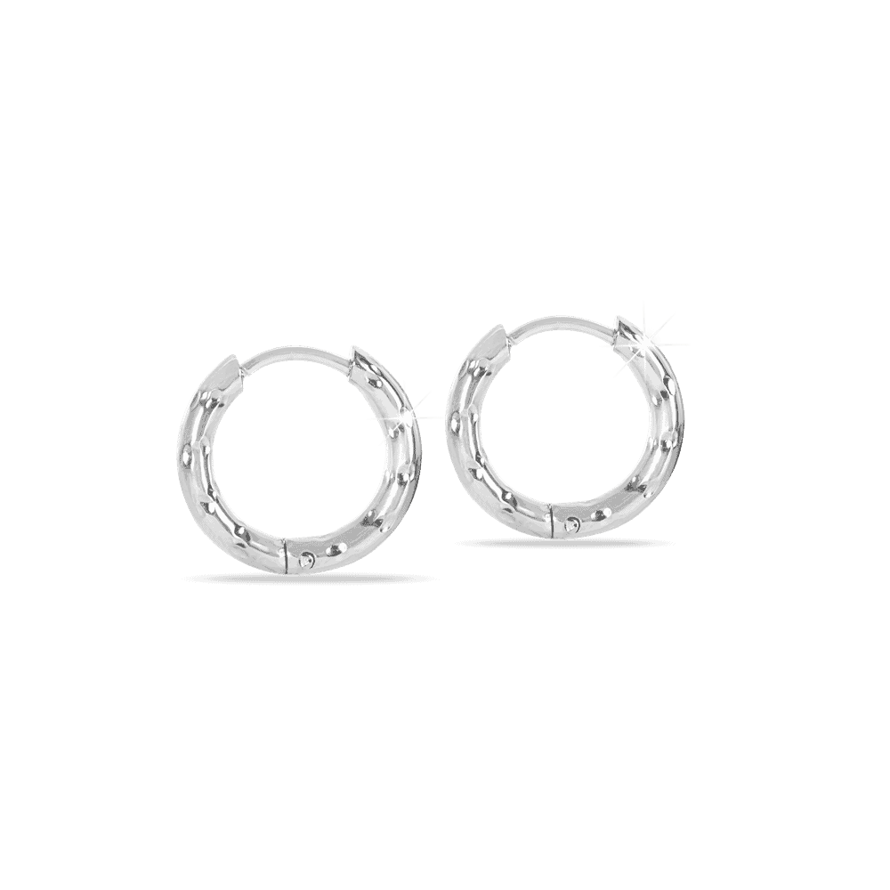 556 cerchio silver martellato 10mm